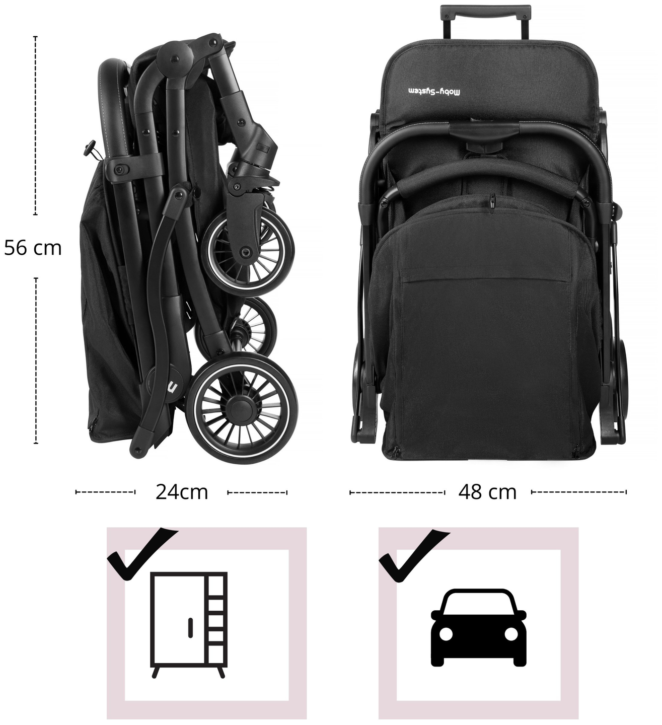 Carrinho de passeio LENA Moby-System