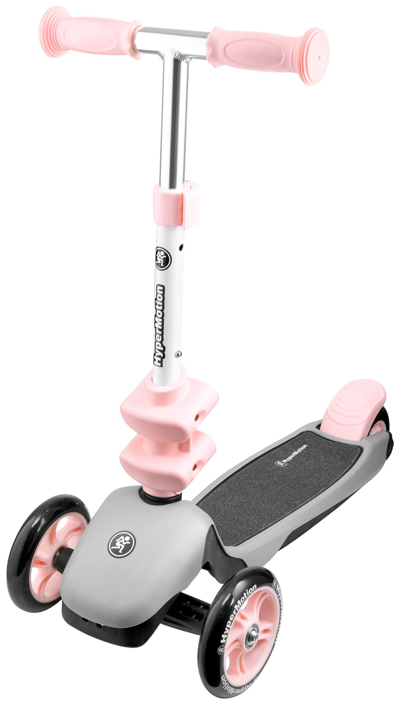 Scooter de equilíbrio de três rodas 3 em 1 HyperMotion - rosa