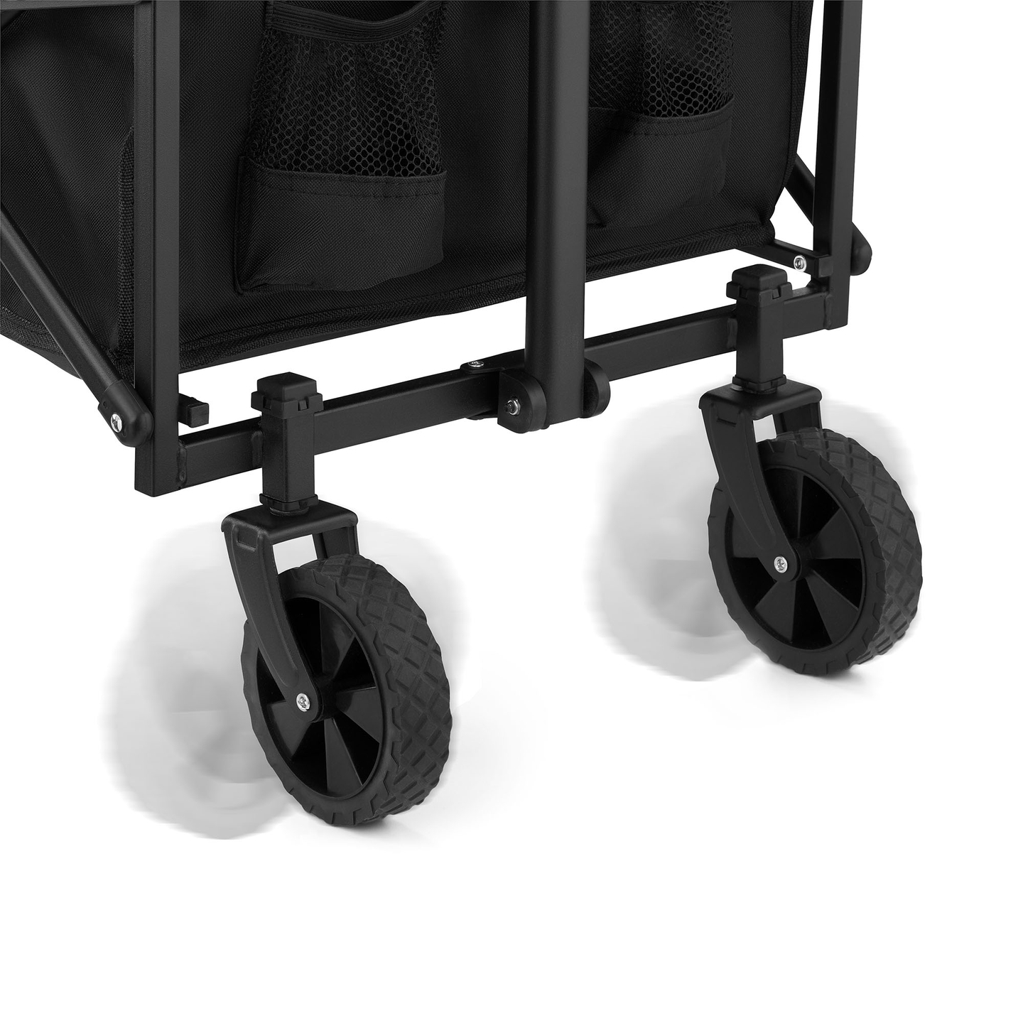 Cadeira de rodas de praia dobrável HyperMotion - preta, 80 kg