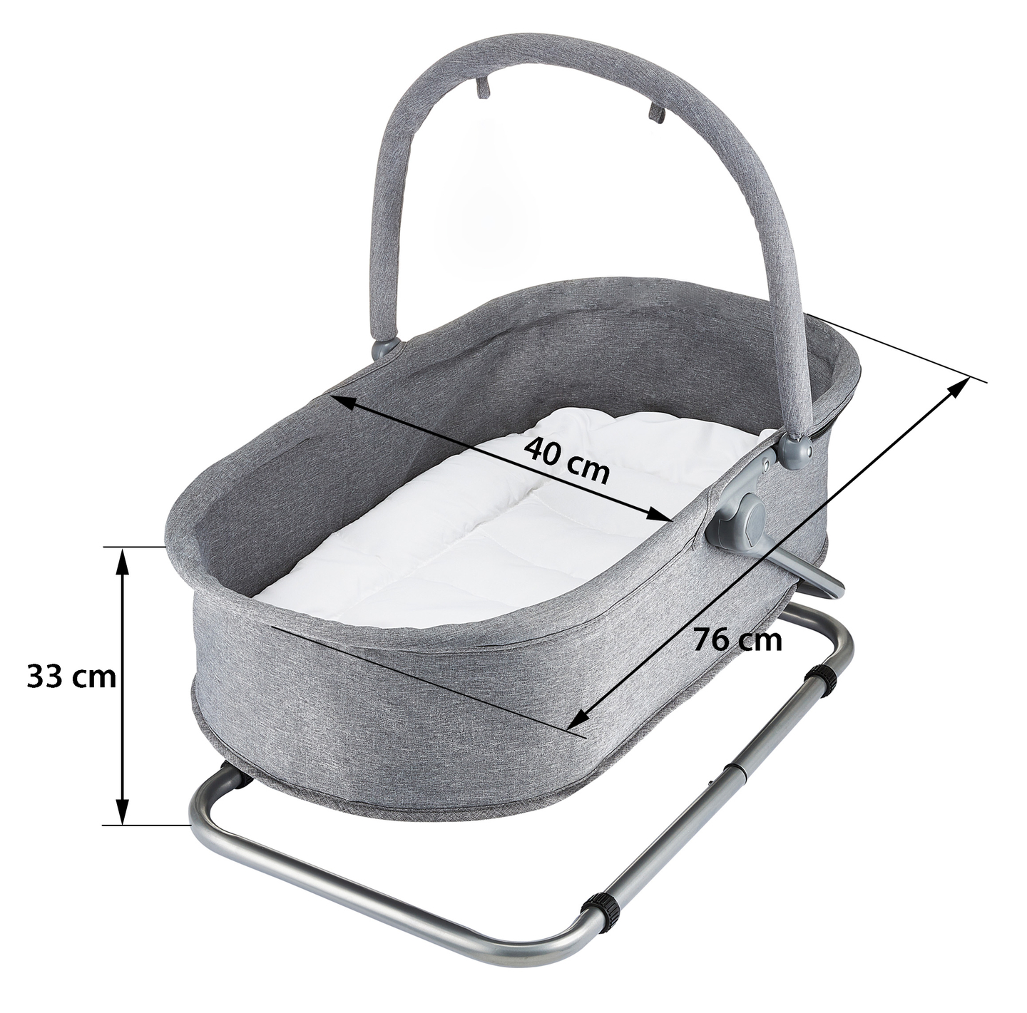 Espreguiçadeira + Cadeira de balanço + Cama 3 em 1 - Moby-System MILA