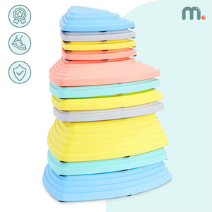 Pedras de equilíbrio coloridas - 11 peças