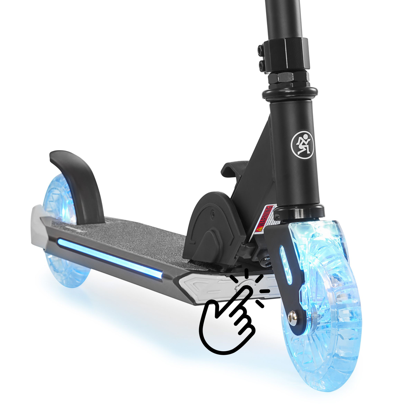 Scooter de duas rodas com iluminação LED, dobrável - Hypermotion Ice Flash