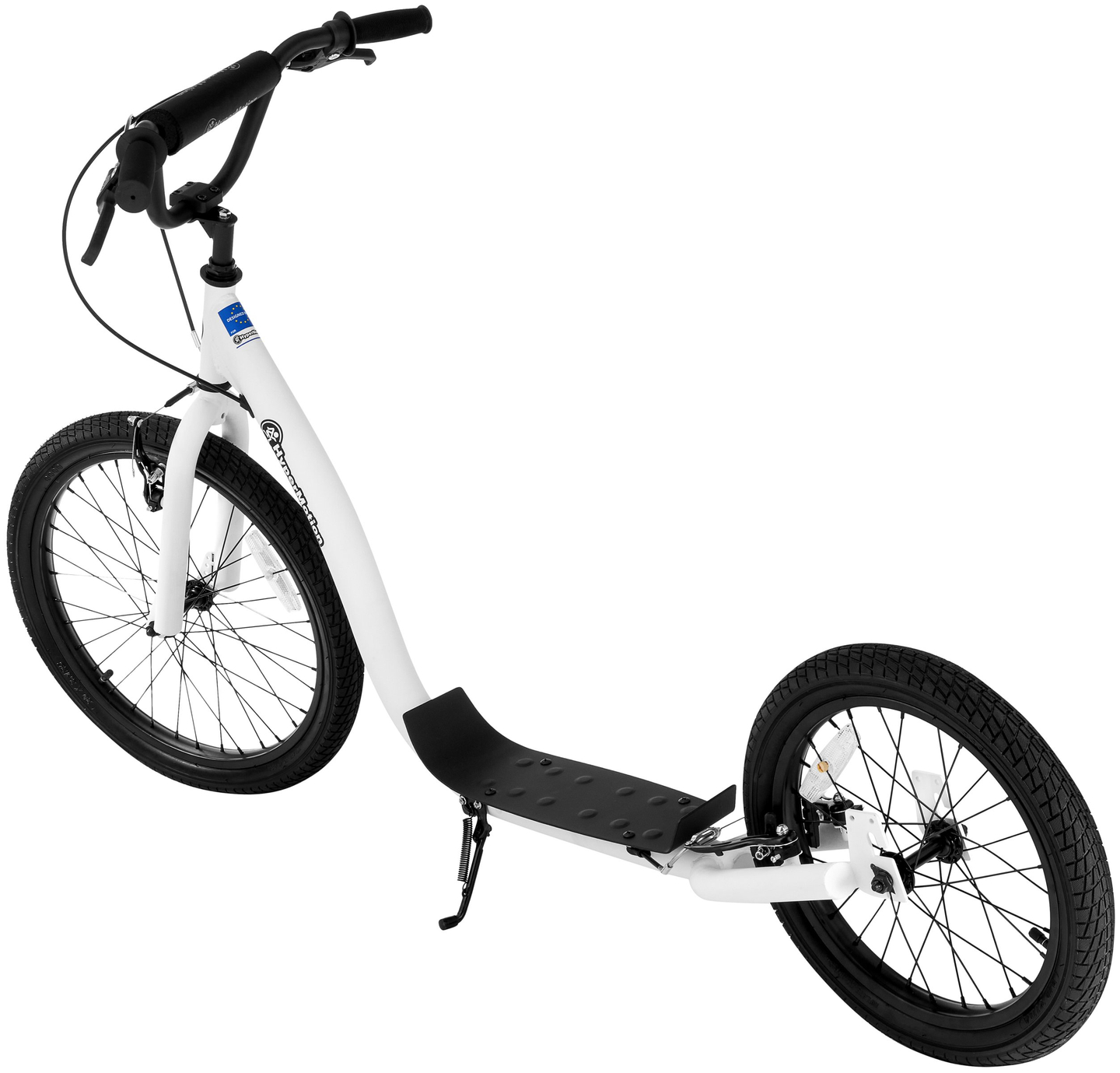 Scooter urbana HyperMotion RIVA com rodas infláveis de 50 cm e 40 cm