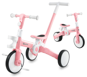 Tobi ROCKET - Triciclo infantil, bicicleta de equilíbrio, passeio - empurrador - 5 em 1 da HyperMotion