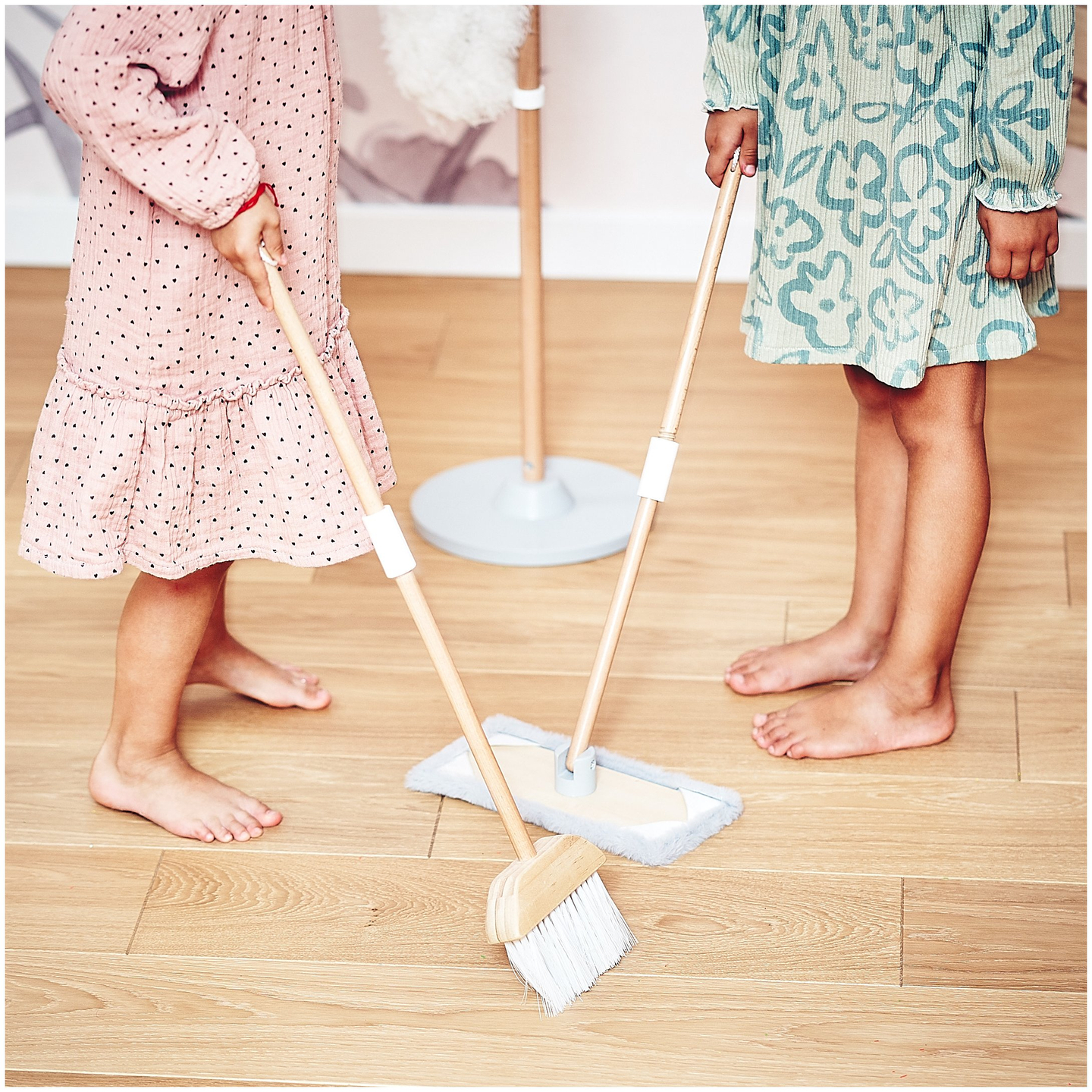 Conjunto de limpeza de madeira