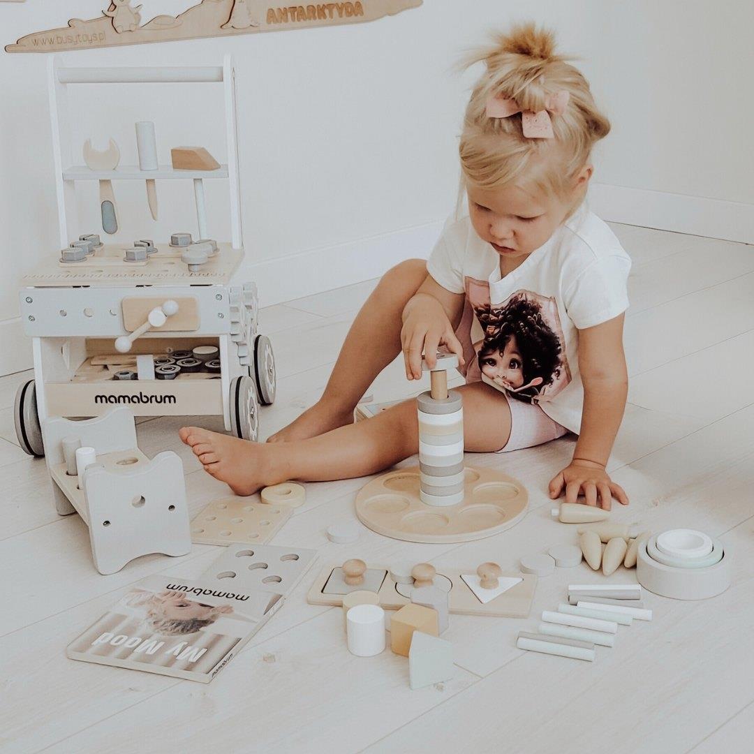 Caixa educativa Montessori para crianças pequenas - 6 brinquedos