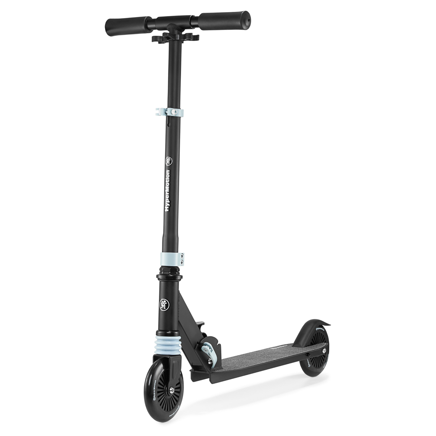 Scooter de duas rodas com amortecedor WALLY 4-9 anos da HyperMotion, preto e verde