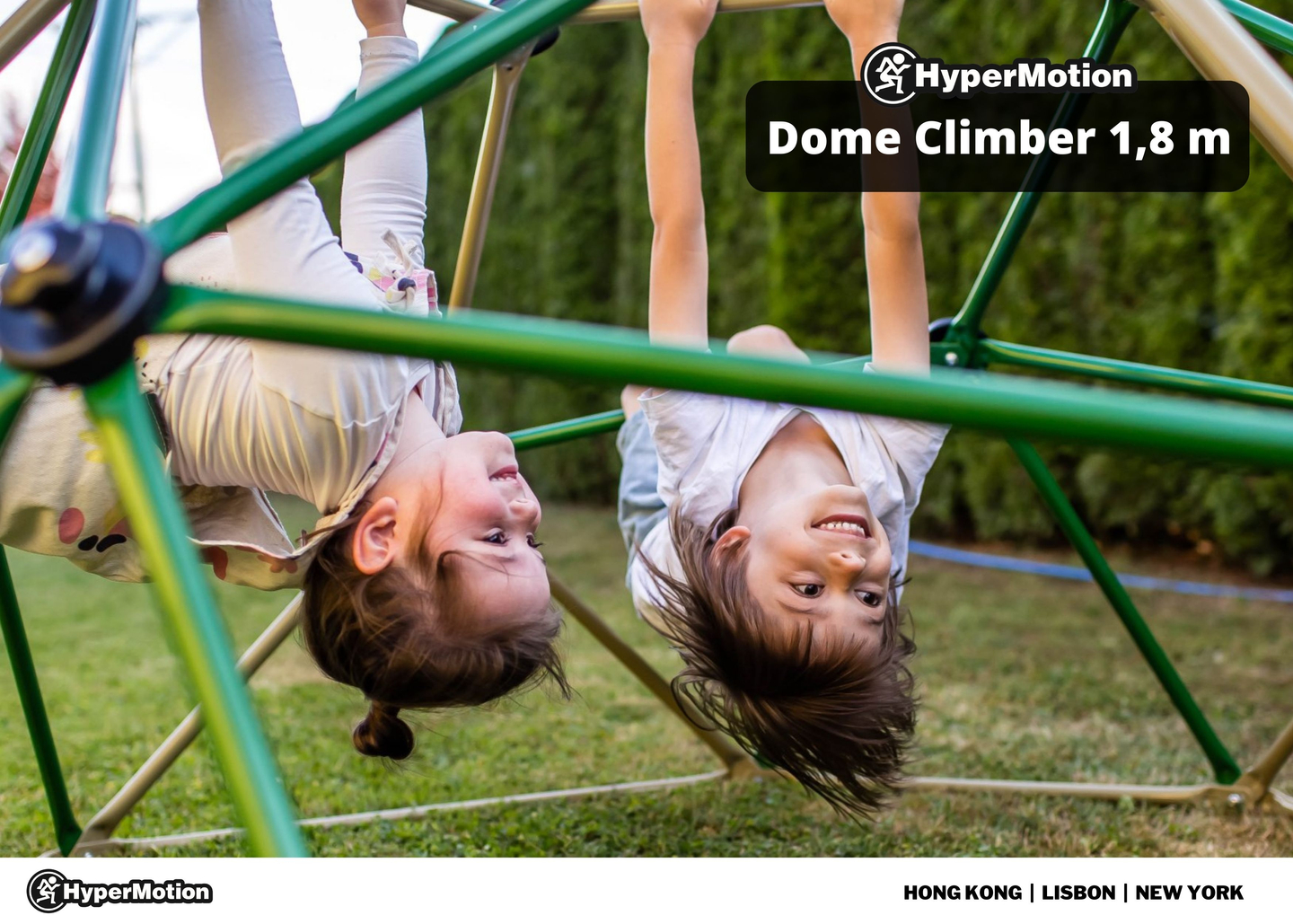 Cúpula de escalada HyperMotion para crianças XL, Geodome, playground de jardim, diâmetro: 1,8 m