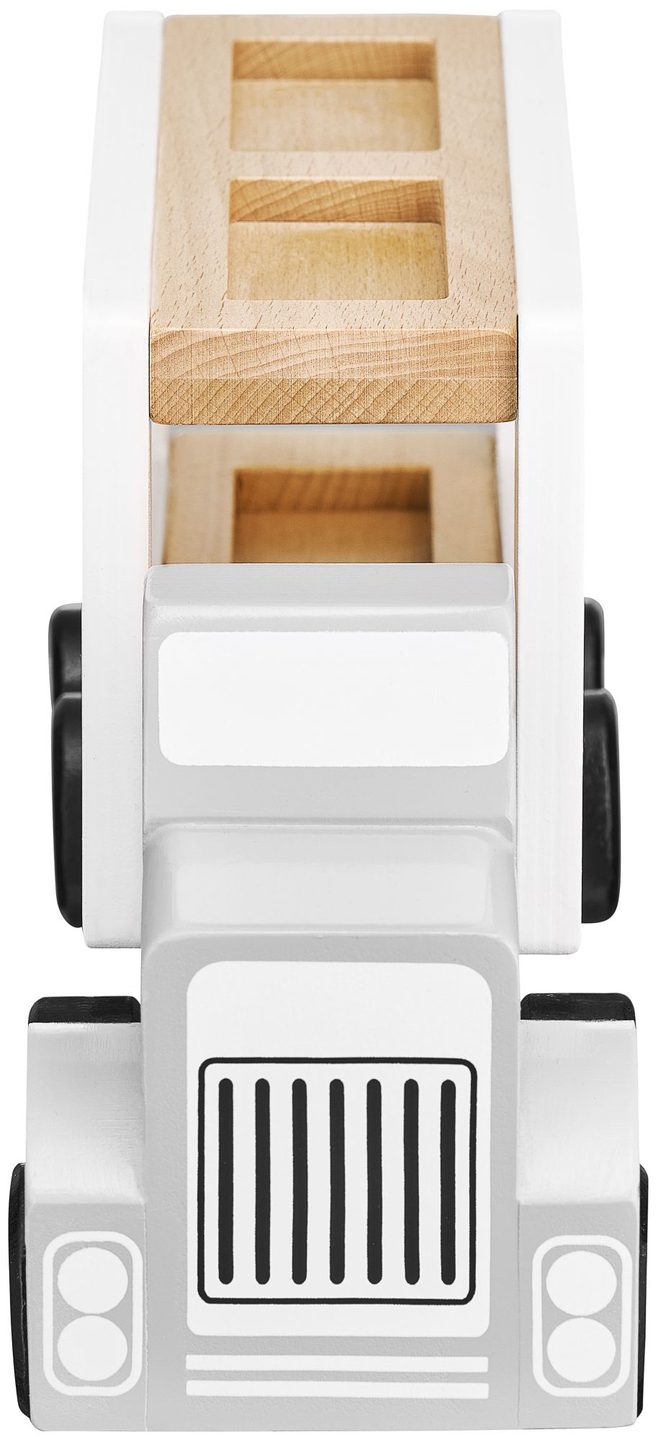 Caminhão de madeira - semirreboque com 4 carros