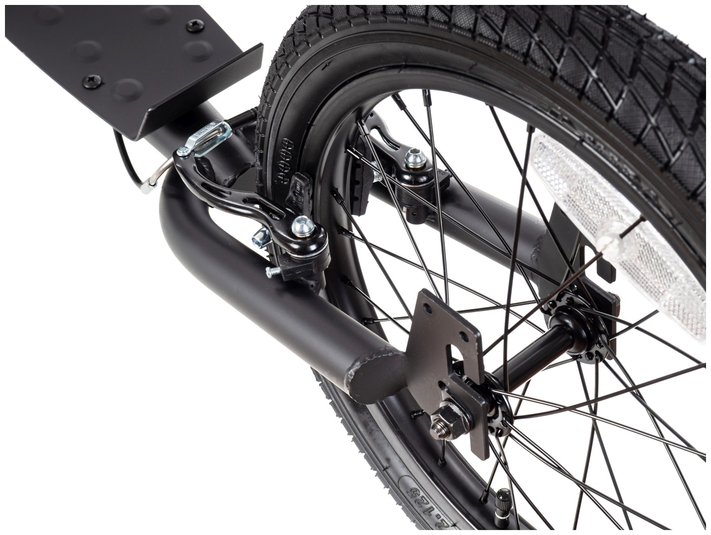 Scooter urbana HyperMotion RIVA com rodas infláveis de 50 cm e 40 cm