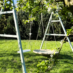 Estrutura de aço para baloiço de jardim ou rede de descanso