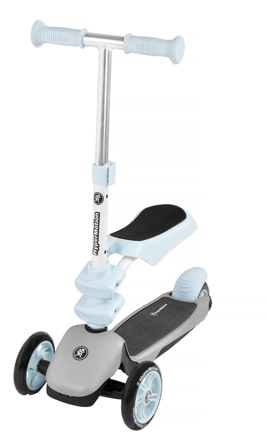 Scooter de equilíbrio de três rodas 3 em 1 HyperMotion - azul