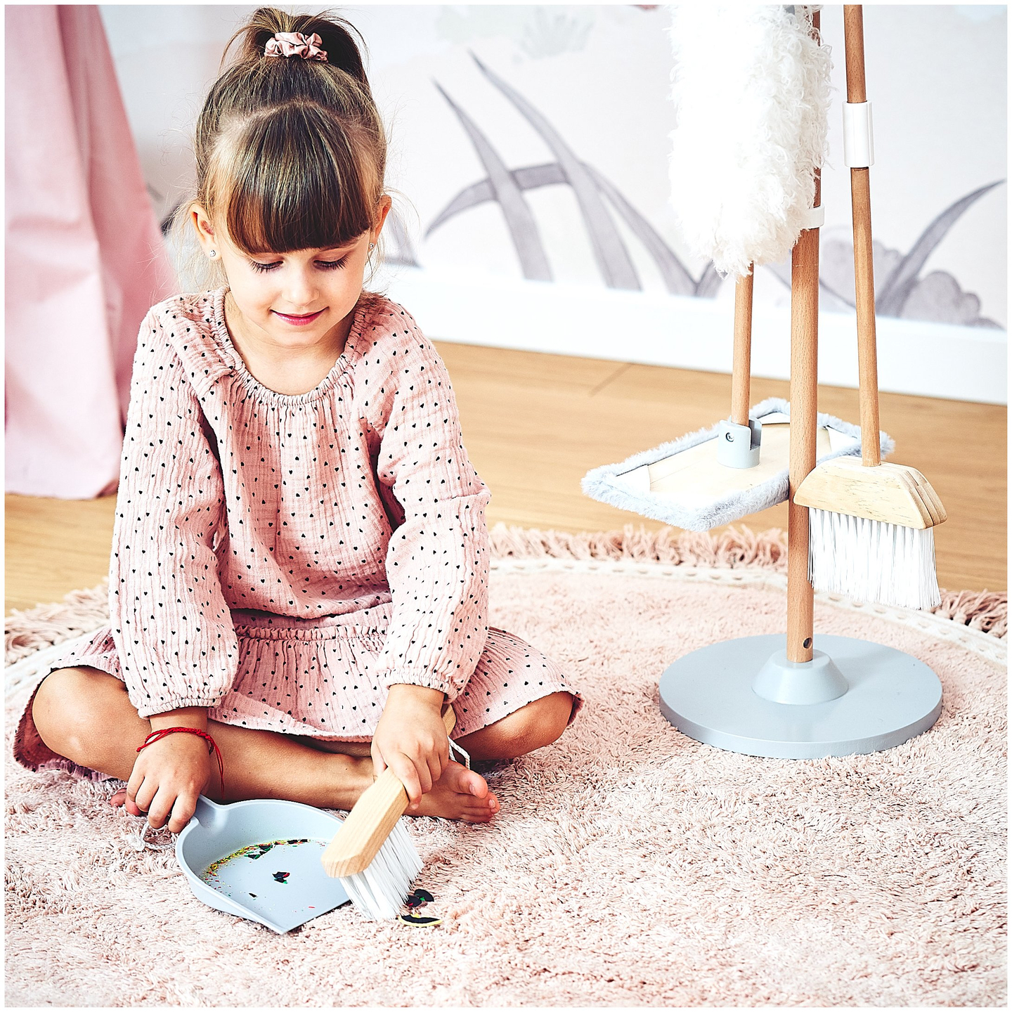 Conjunto de limpeza de madeira