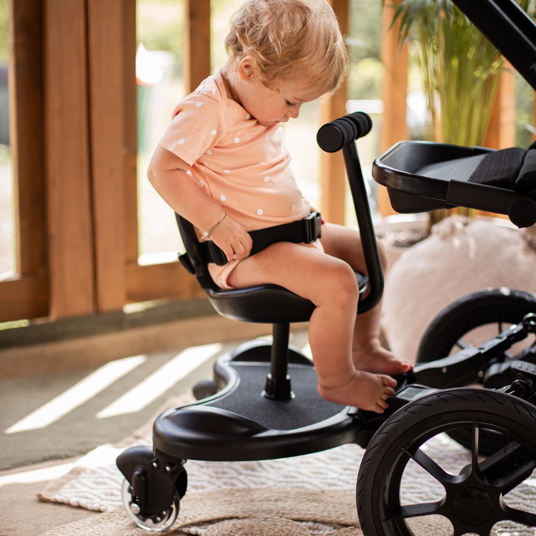 Extensão de carrinho MR BUGGY com assento - rodas LED