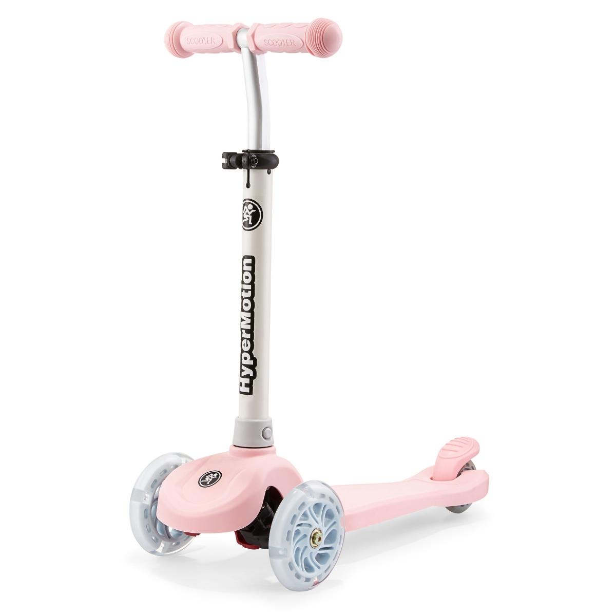 Scooter de equilíbrio de três rodas TRINGO, 3-8 anos - rosa + rodas LED brilhantes