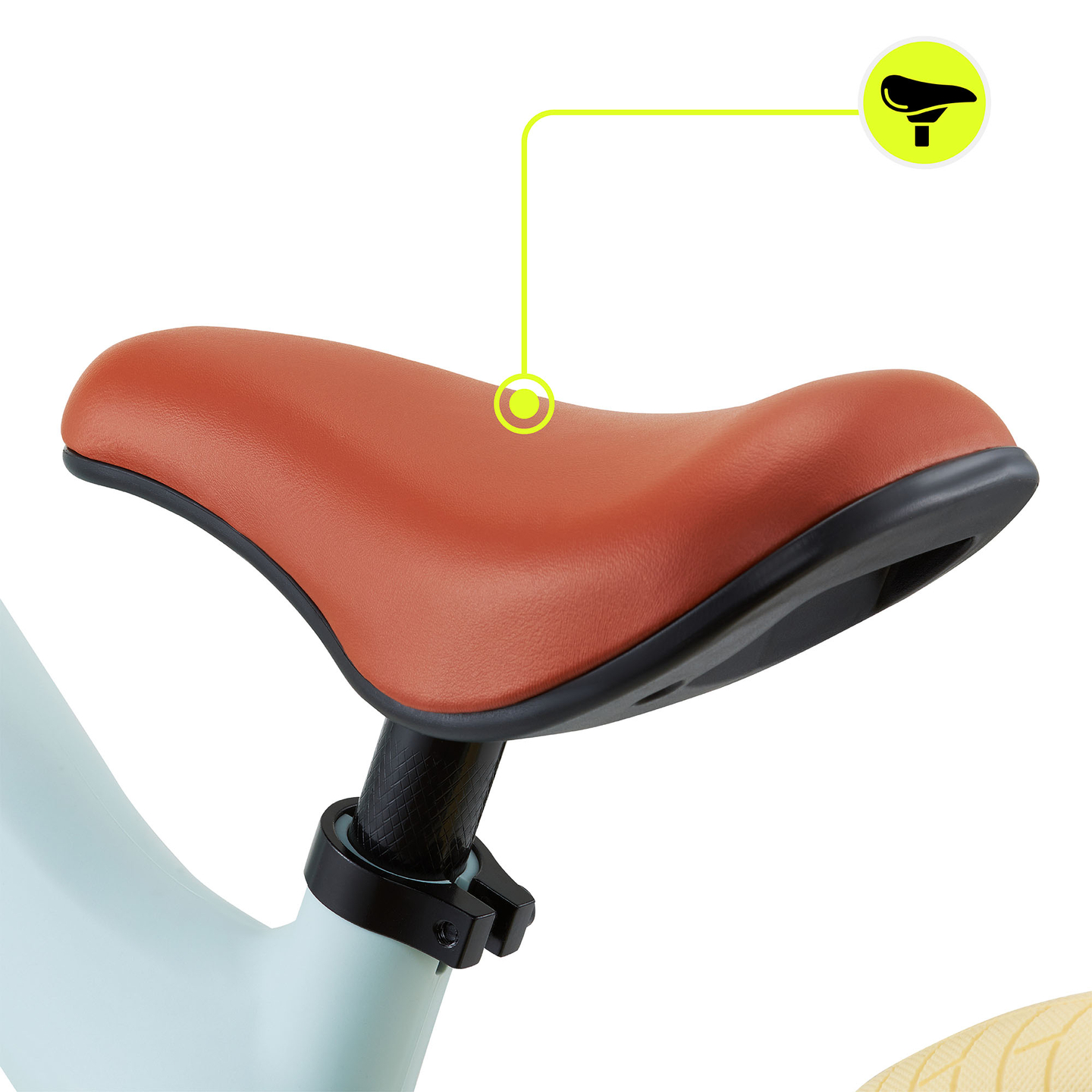 Bicicleta de cross-country HyperMotion Marcelo para crianças - hortelã