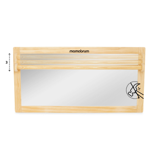 Espelho de bebê com alça ajustável - Montessori