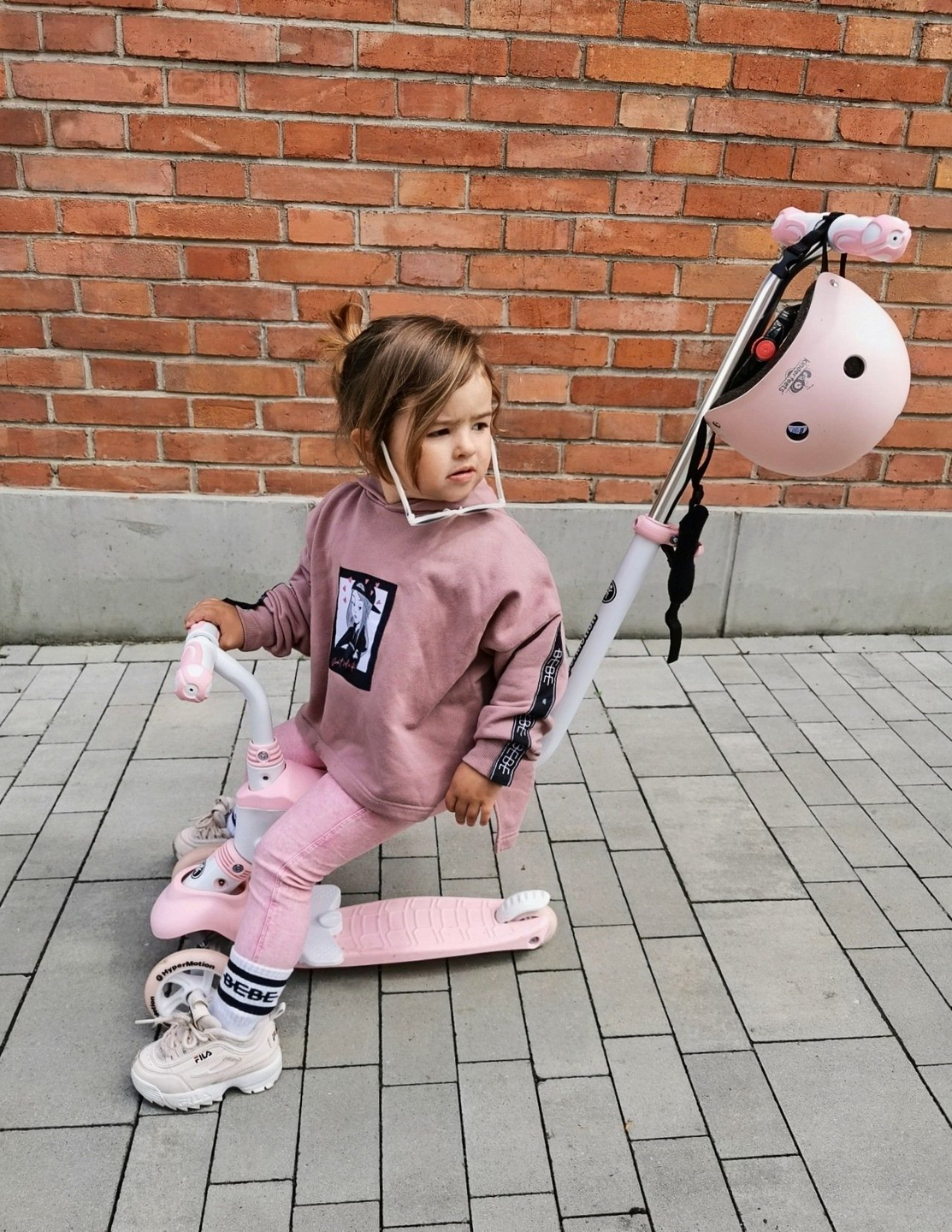 Scooter HyperMotion 5 em 1 - rosa