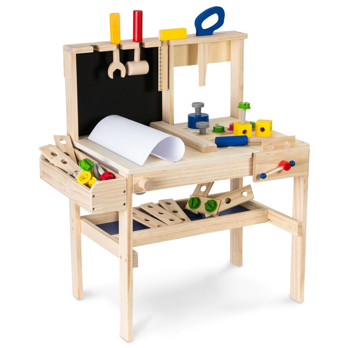 Kit DIY de madeira XXL - 75 elementos