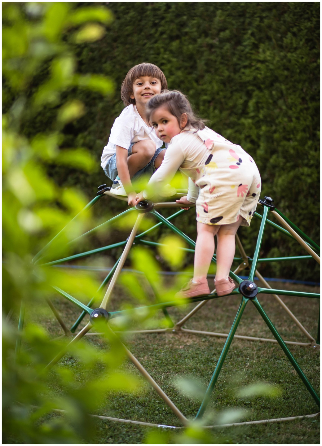 Cúpula de escalada HyperMotion para crianças XL, Geodome, playground de jardim, diâmetro: 1,8 m