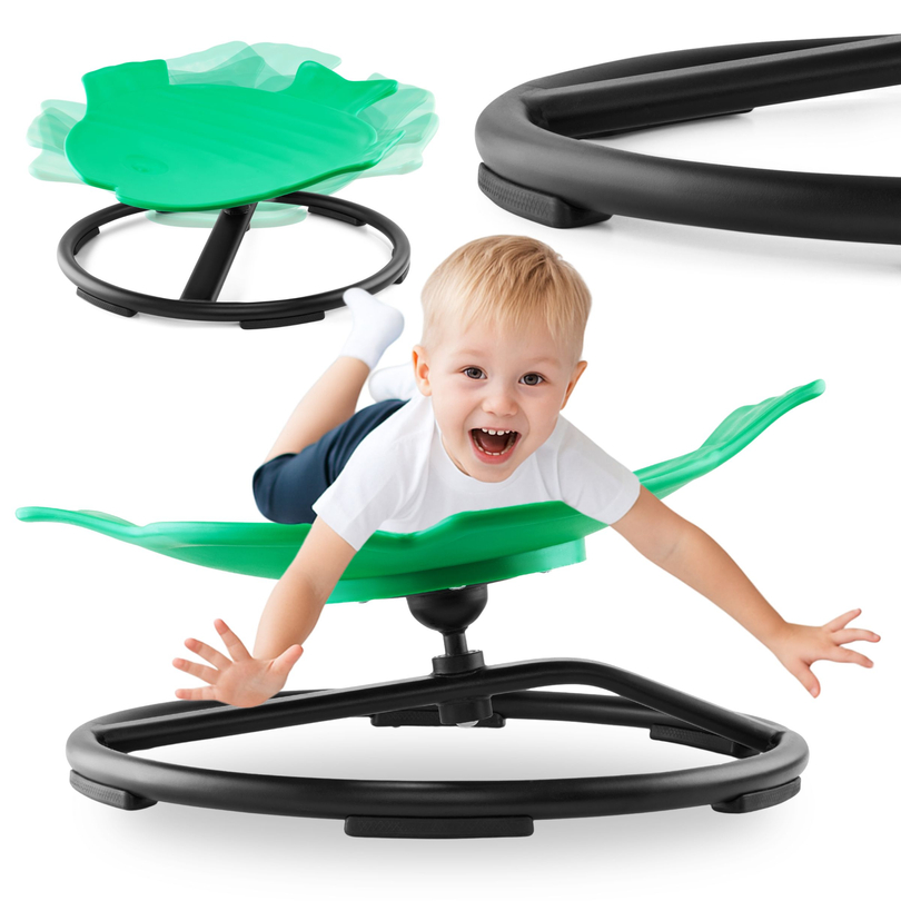 Mini carrossel para crianças Peixe - cor verde