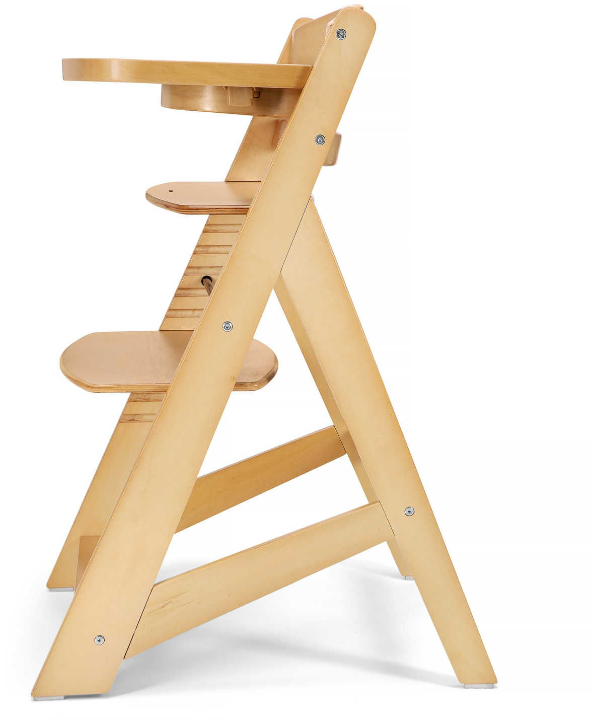 Cadeira de alimentação de madeira Moby-System WOODY - cor madeira natural