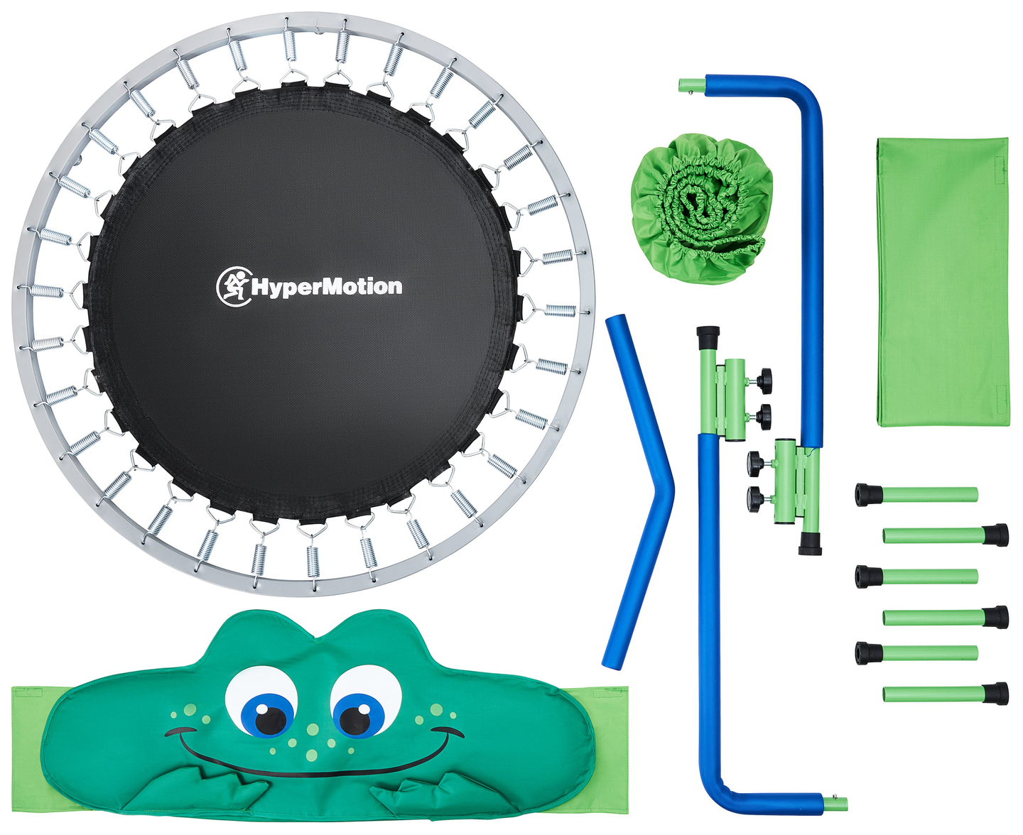 Żabka - mini trampolim para crianças - com alça - 50kg máx. - 91cm - para casa e jardim