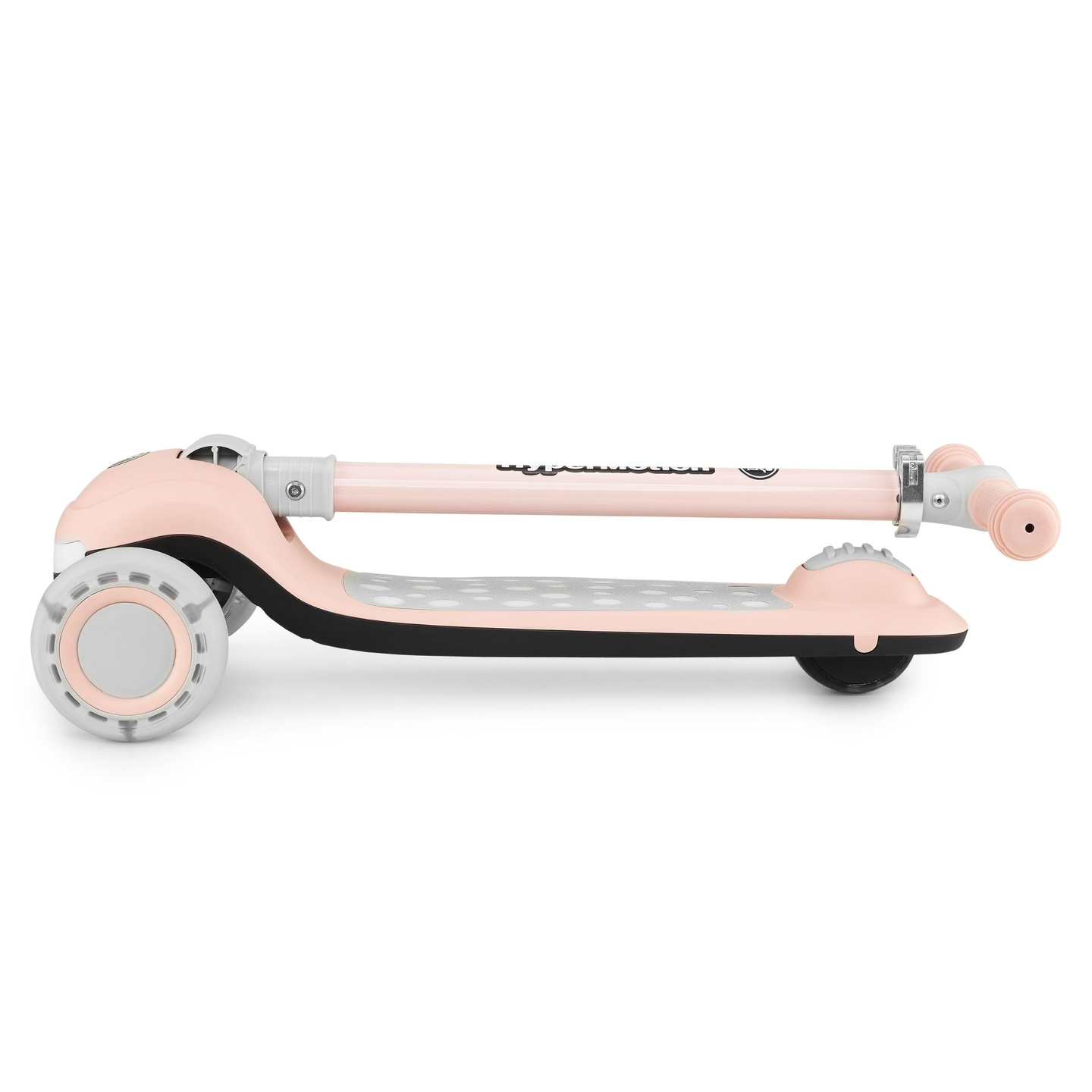 Trotinete de equilíbrio 3 em 1 HyperMotion LUMI - plataforma iluminada e rodas LED, cor-de-rosa