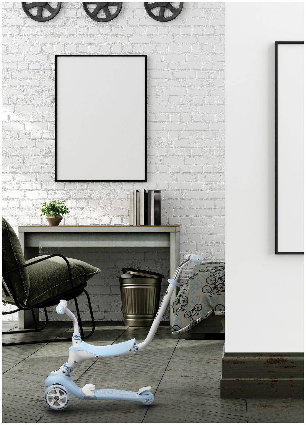 Scooter de equilíbrio 5 em 1 HyperMotion - azul