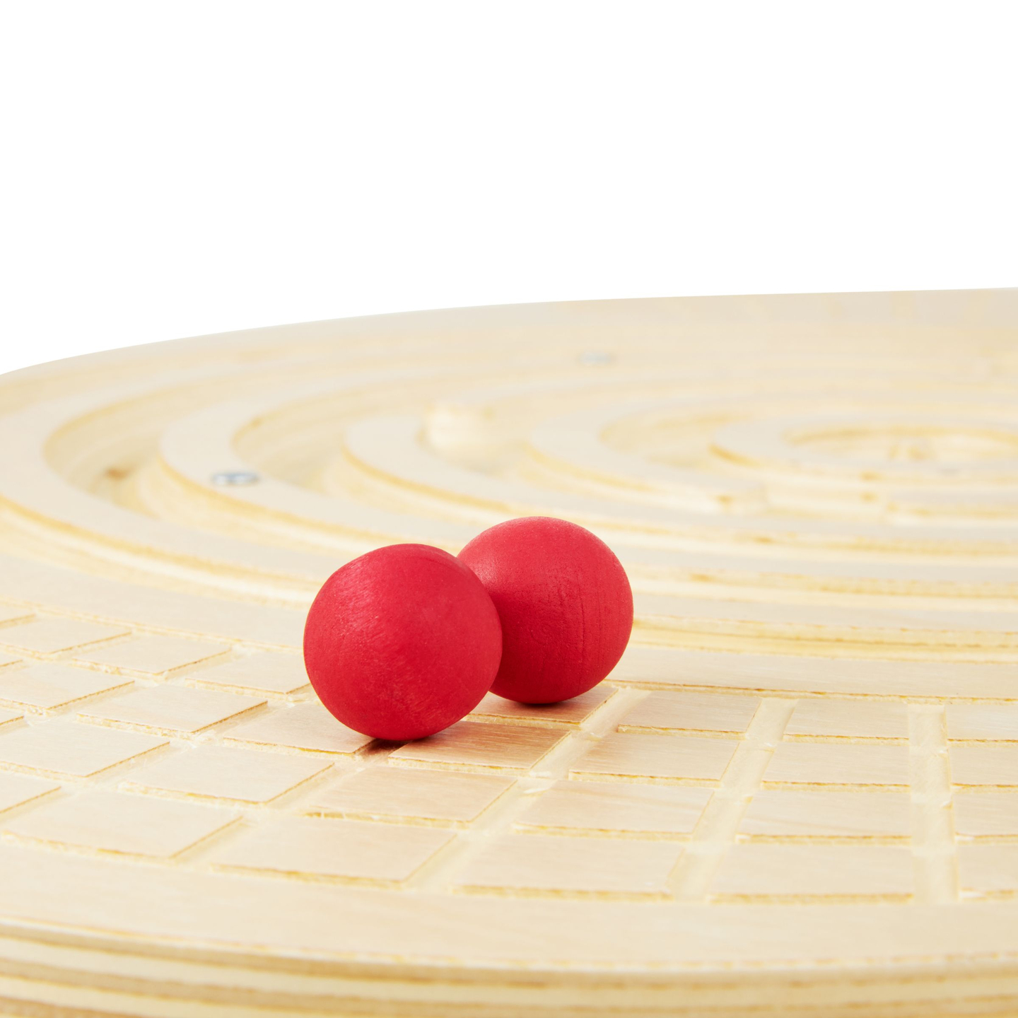 Prancha de equilíbrio de madeira com labirinto e bolas - um balancim