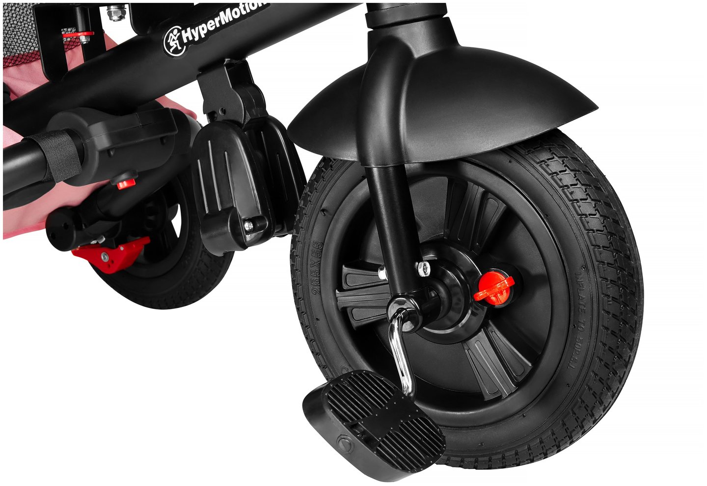 Triciclo Tobi Velar + capa de chuva - rosa