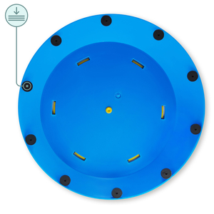 Percurso sensorial para crianças - Tartaruga colorida