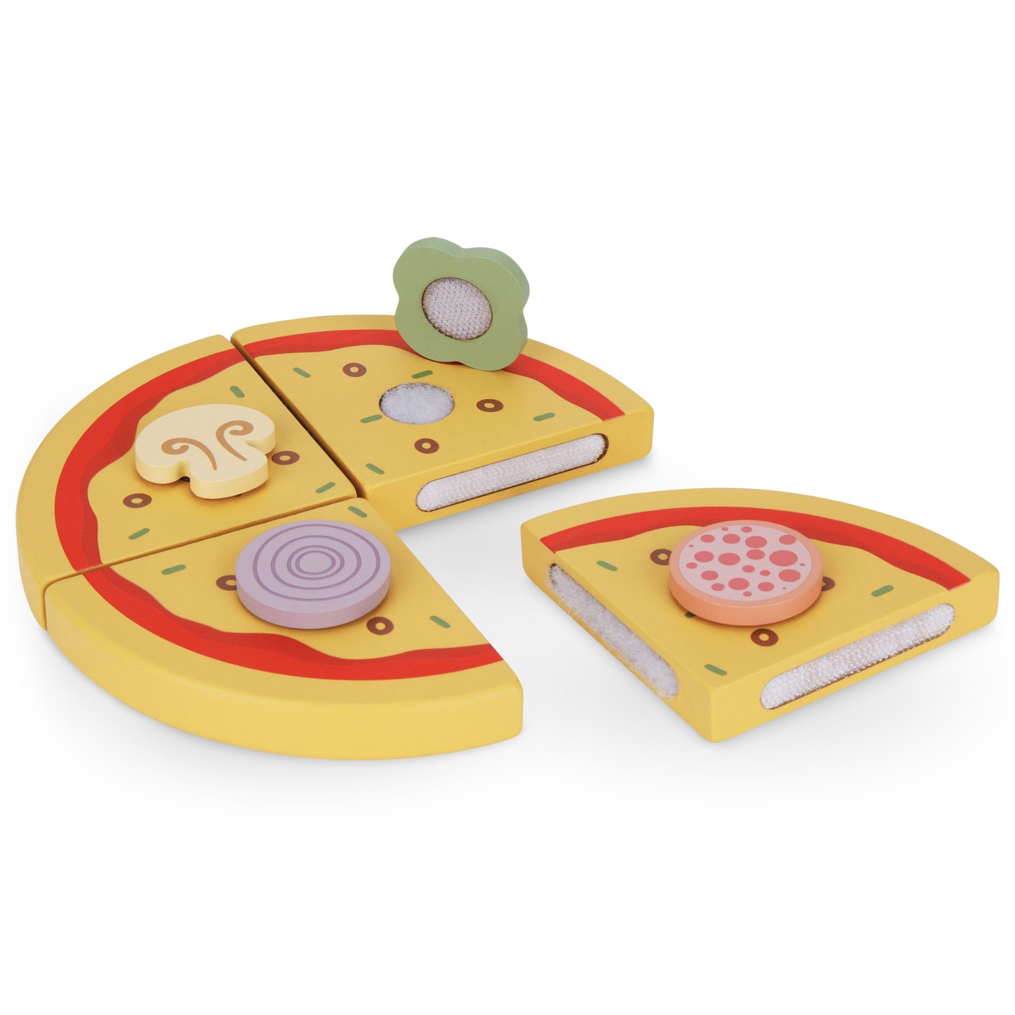 Conjunto para assar pizza em madeira