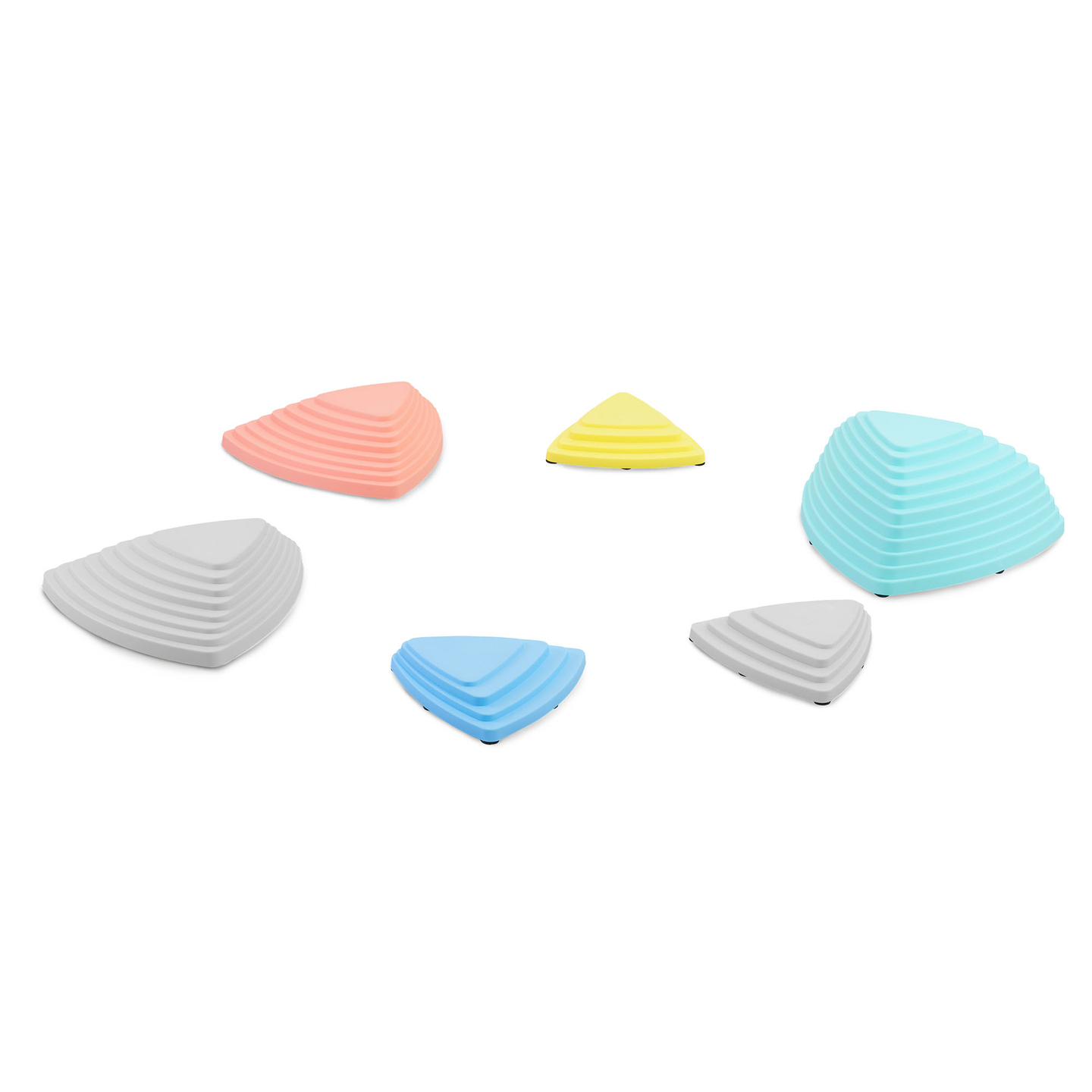 Pedras de equilíbrio coloridas - 6 peças