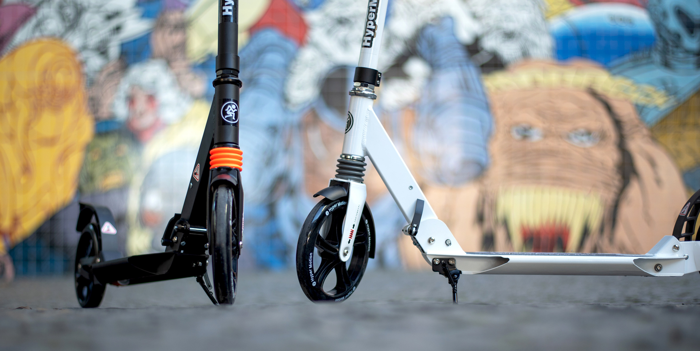 Scooter urbana HyperMotion DRAGSTER Preto