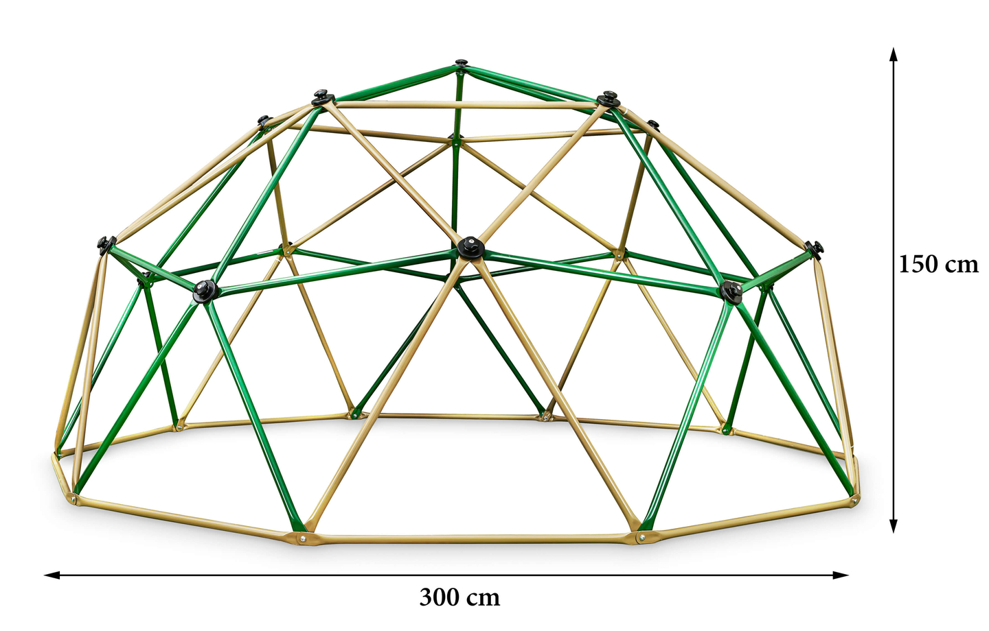 Cúpula de escalada HyperMotion para crianças XXL, Geodome, playground de jardim, diâmetro: 3 m