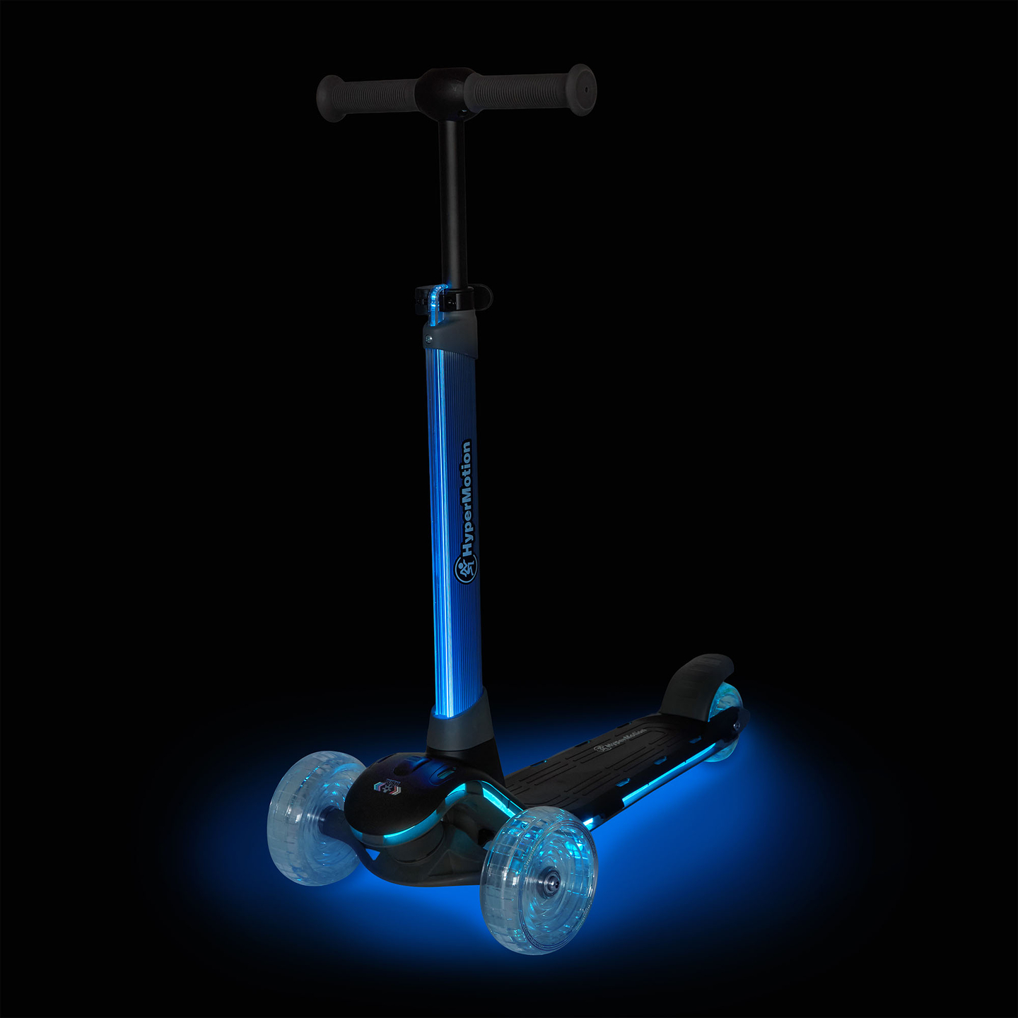 Patinete elétrico HyperMotion BECKY - Iluminação LED RGB, preto