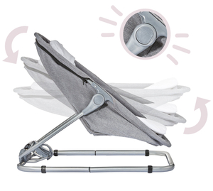 Espreguiçadeira + Cadeira de balanço + Cama 3 em 1 - Moby-System MILA