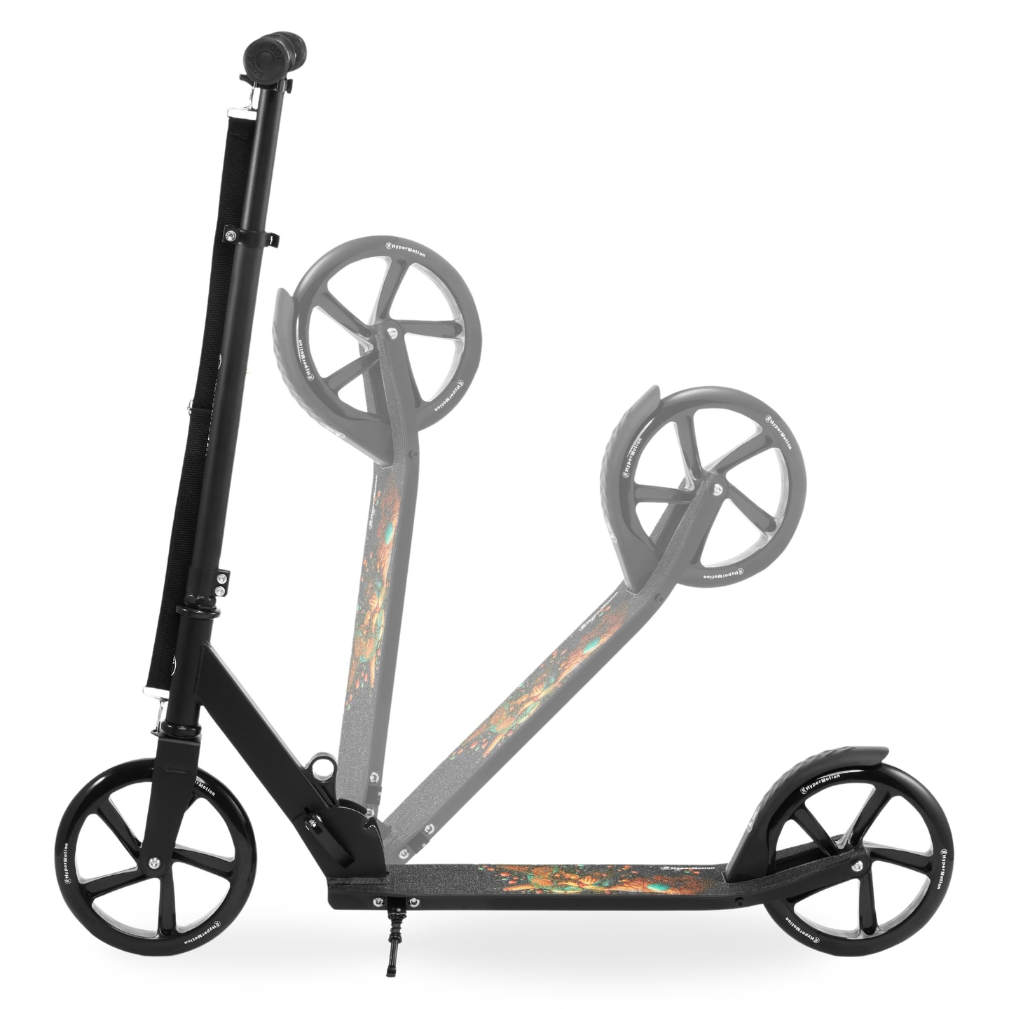 Scooter urbana de duas rodas VIBE Black HyperMotion - 100kg