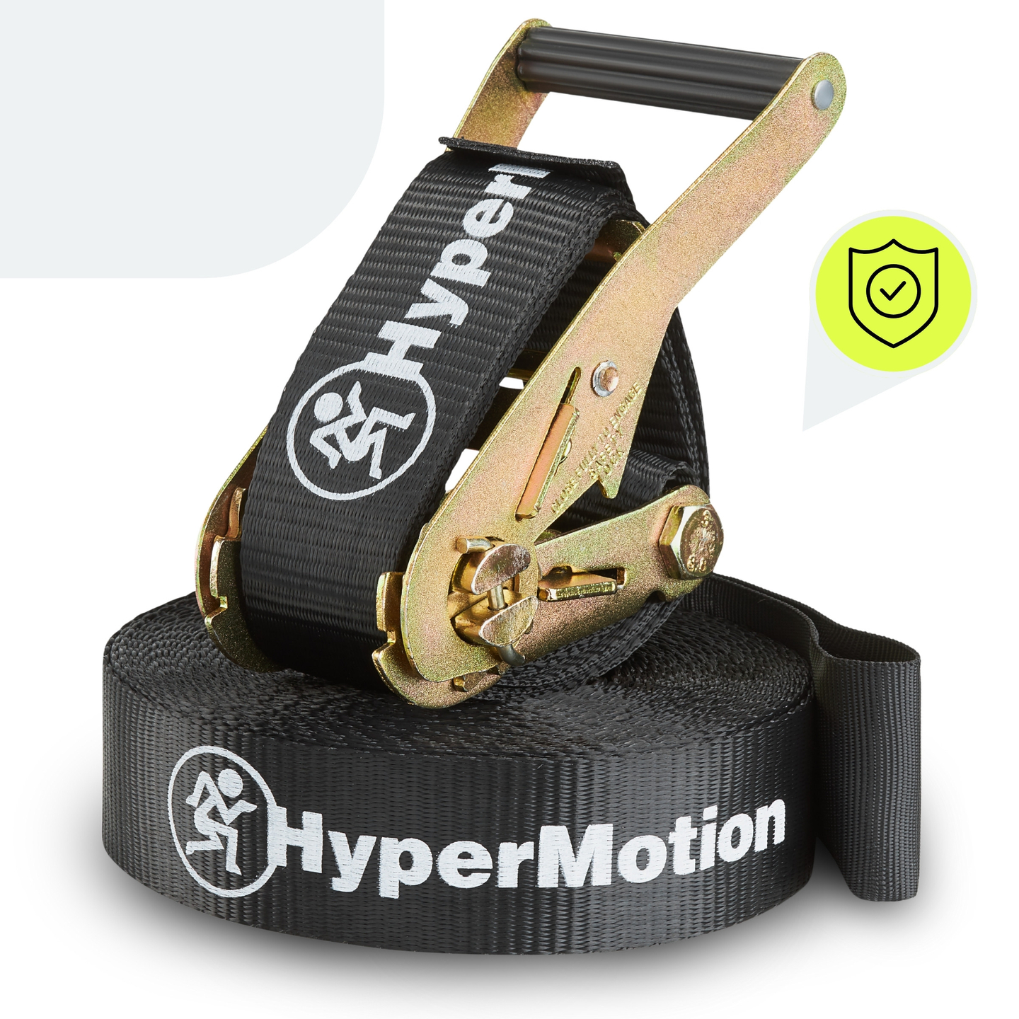 Pista de obstáculos ninja para crianças - Conjunto de slackline HyperMotion - 10 obstáculos