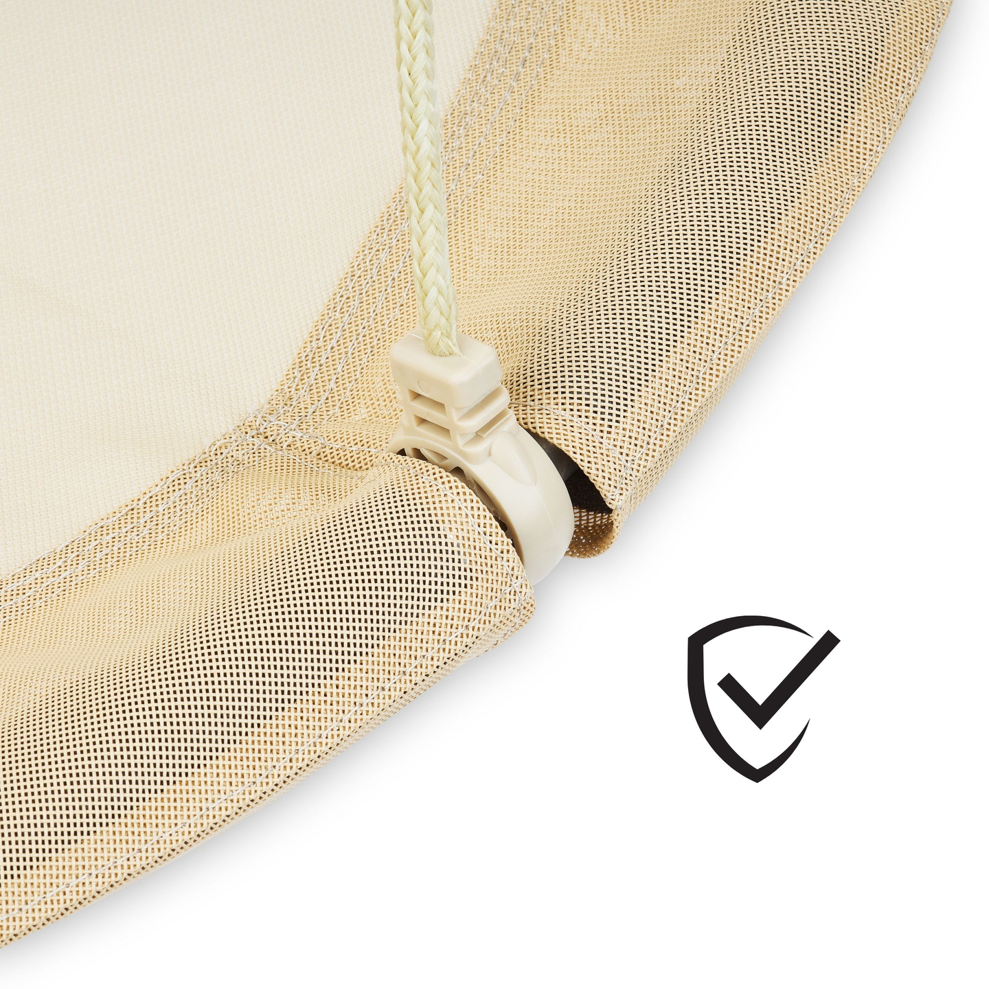 Baloiço ninho de cegonha HyperMotion - 100 cm de diâmetro, cor bege boho