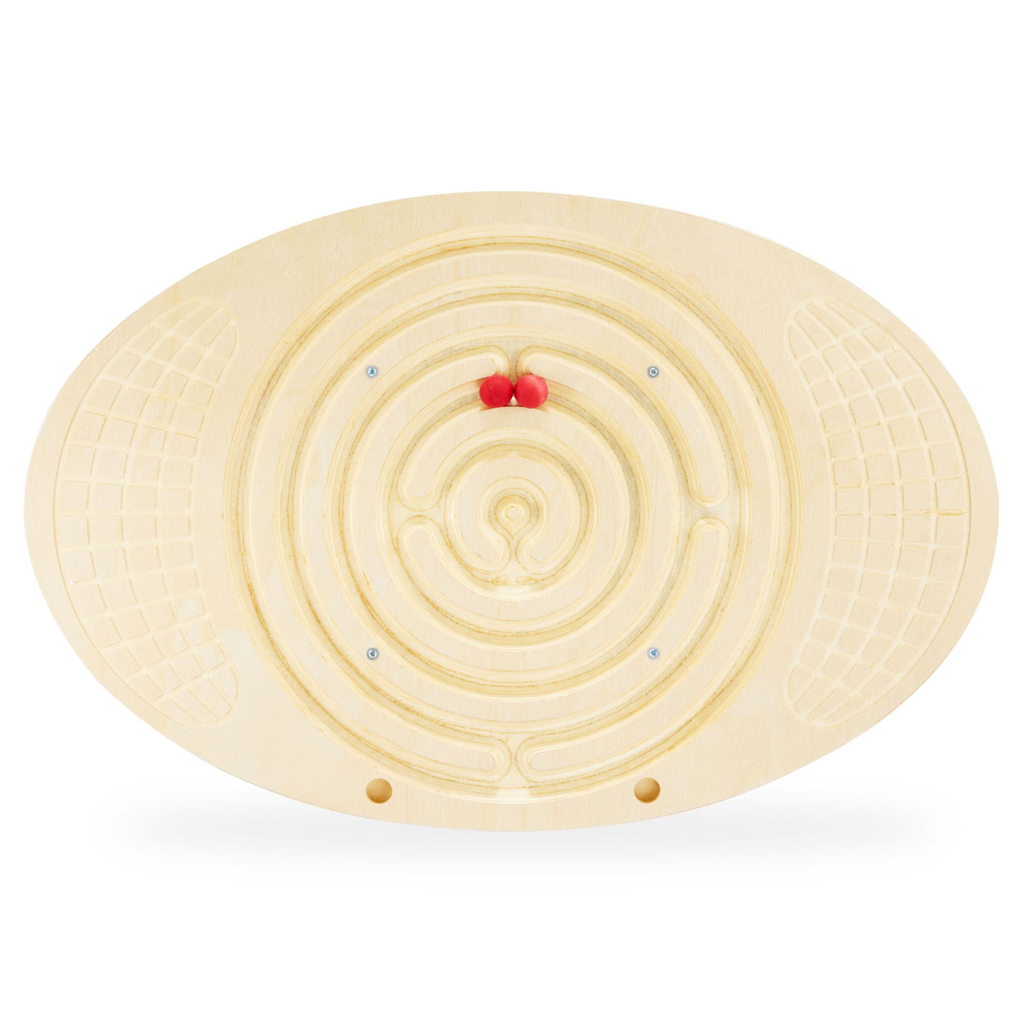 Prancha de equilíbrio de madeira com labirinto e bolas - um balancim