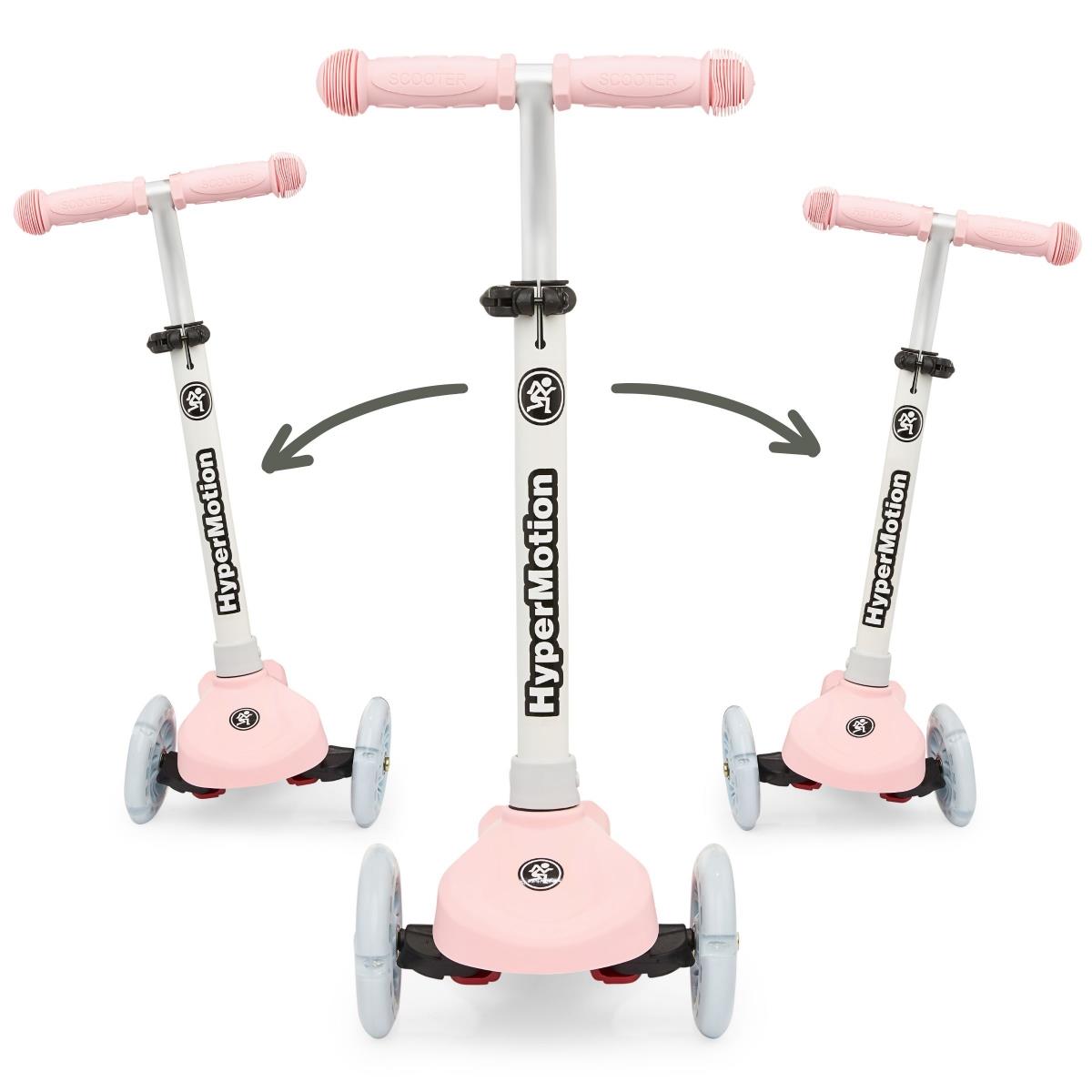 Scooter de equilíbrio de três rodas TRINGO, 3-8 anos - rosa + rodas LED brilhantes