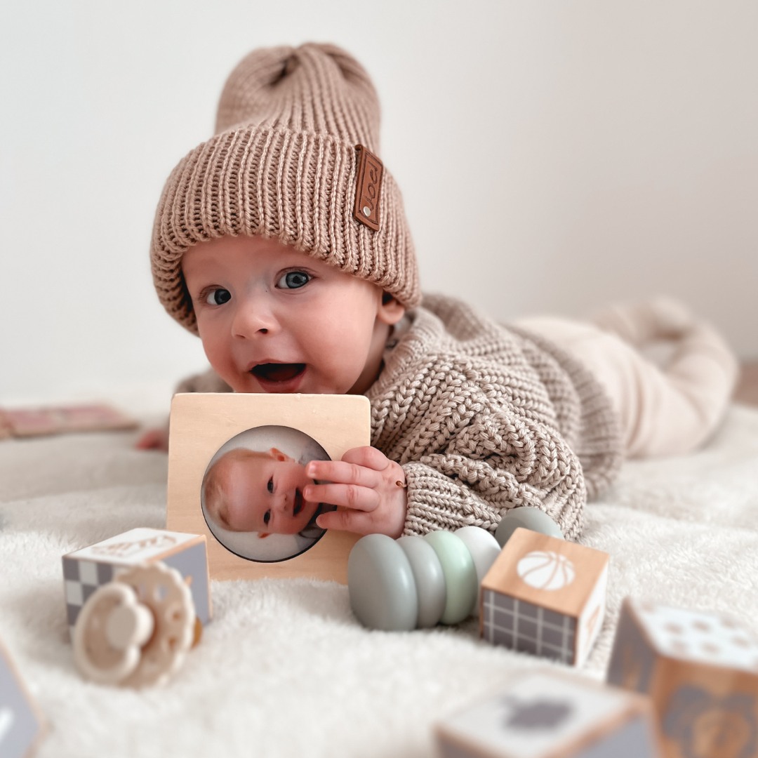 Caixa educativa Montessori para bebês - 6 brinquedos