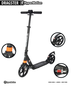 Scooter urbana HyperMotion DRAGSTER Preto