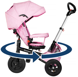 Triciclo Tobi Velar + capa de chuva - rosa