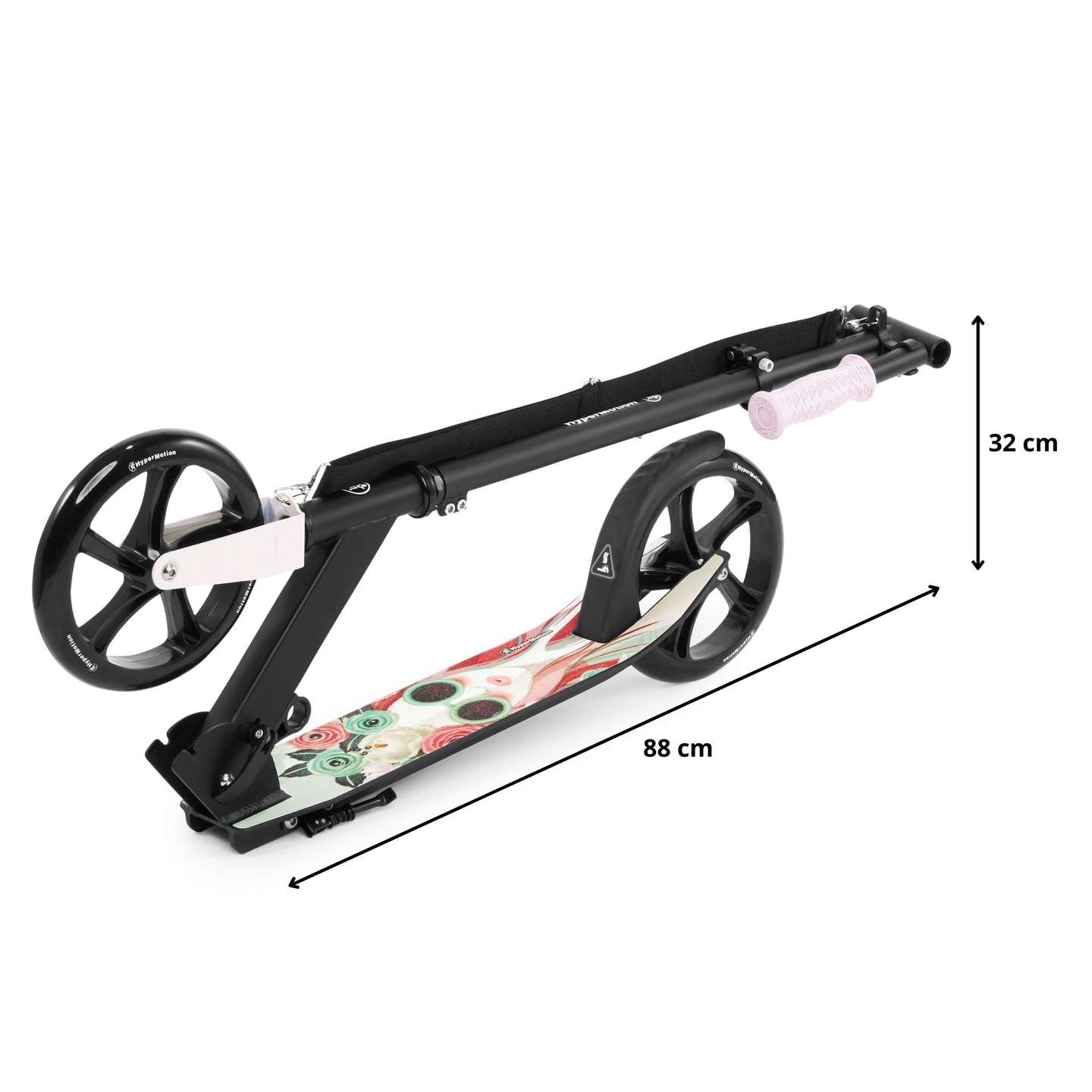 Scooter urbana de duas rodas VIBE Pink HyperMotion - 100 kg