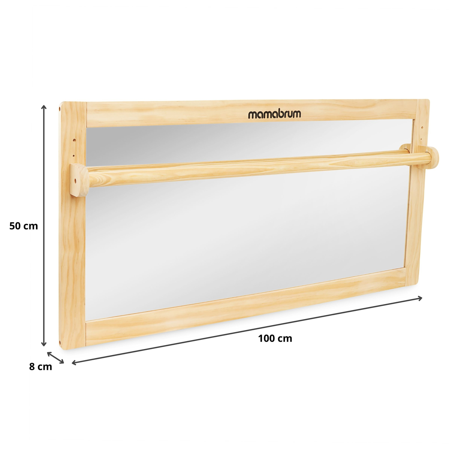 Espelho de bebê com alça ajustável - Montessori