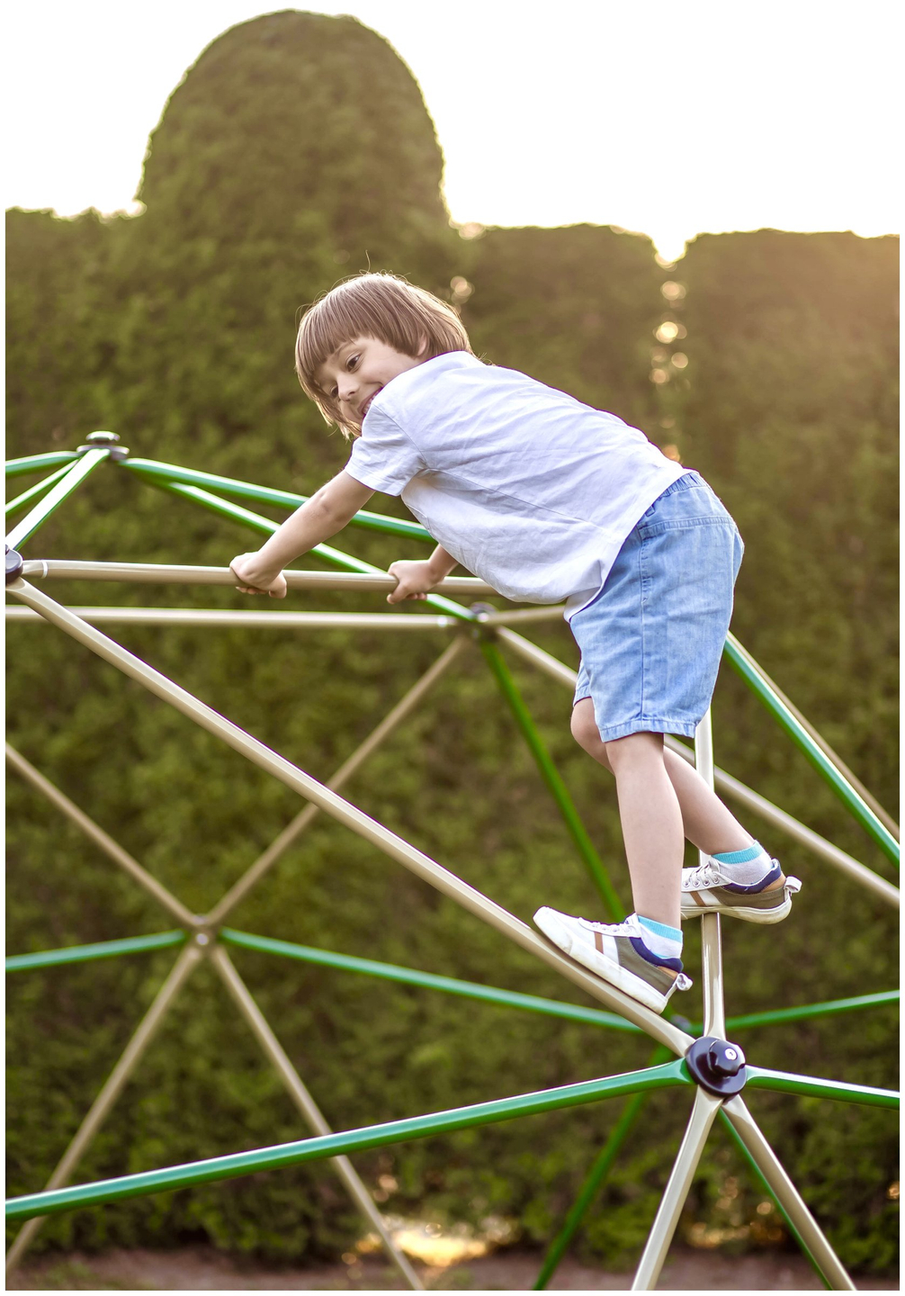 Cúpula de escalada HyperMotion para crianças XXL, Geodome, playground de jardim, diâmetro: 3 m