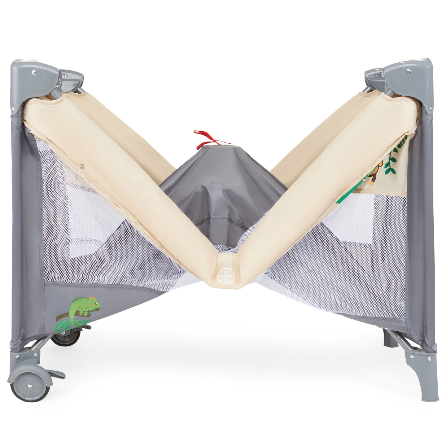 Berço de viagem 0 - 36 m com trocador + cercadinho Moby-System HUXLEY